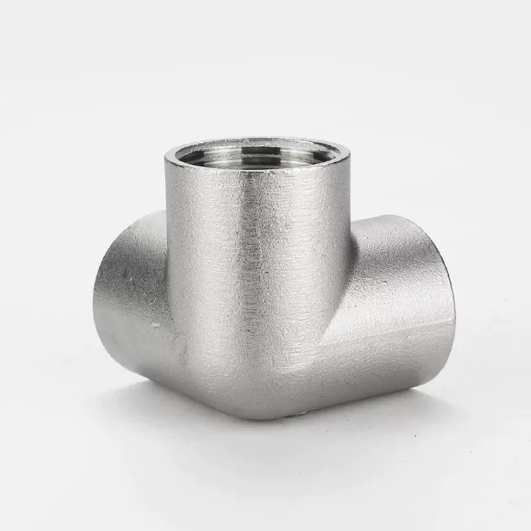 BSP አይዝጌ ብረት 3D Tee Pipe Fitting