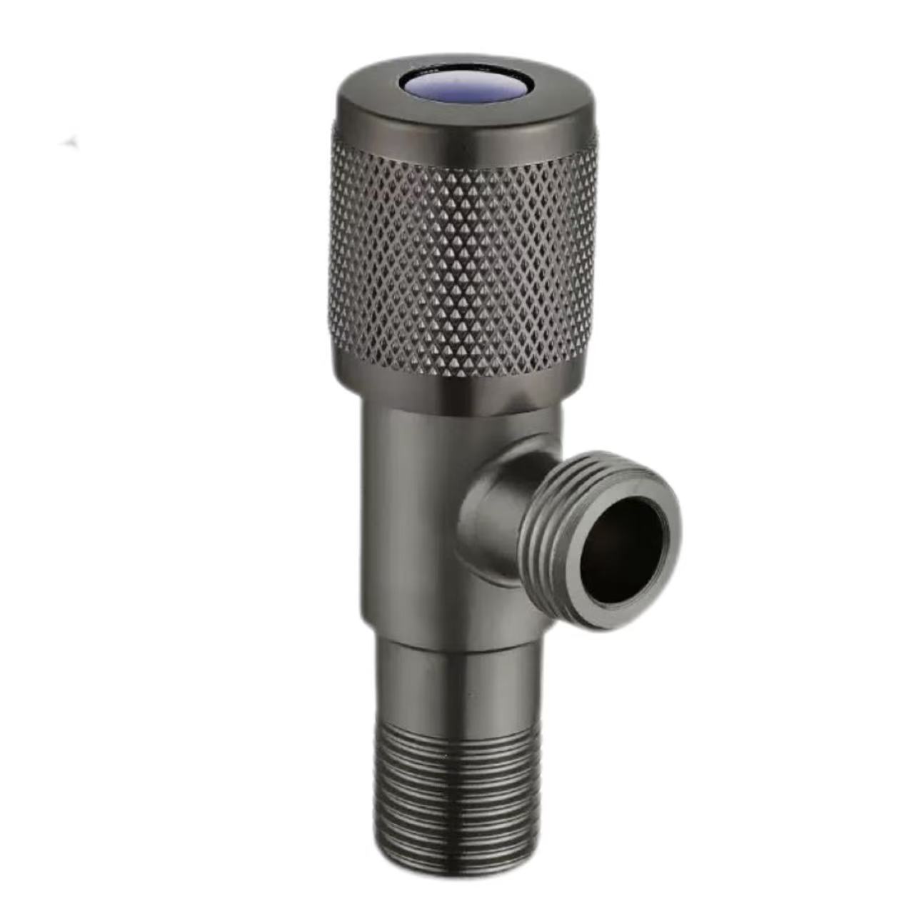 Gunmetal Knurled እጀታ ሁለንተናዊ ሙቅ እና ቀዝቃዛ ውሃ ማስገቢያ ቫልቭ