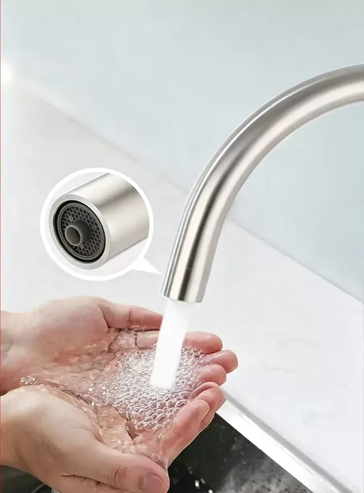 Swan Neck 3-in-1 Kitchen Hot and Cold Faucet