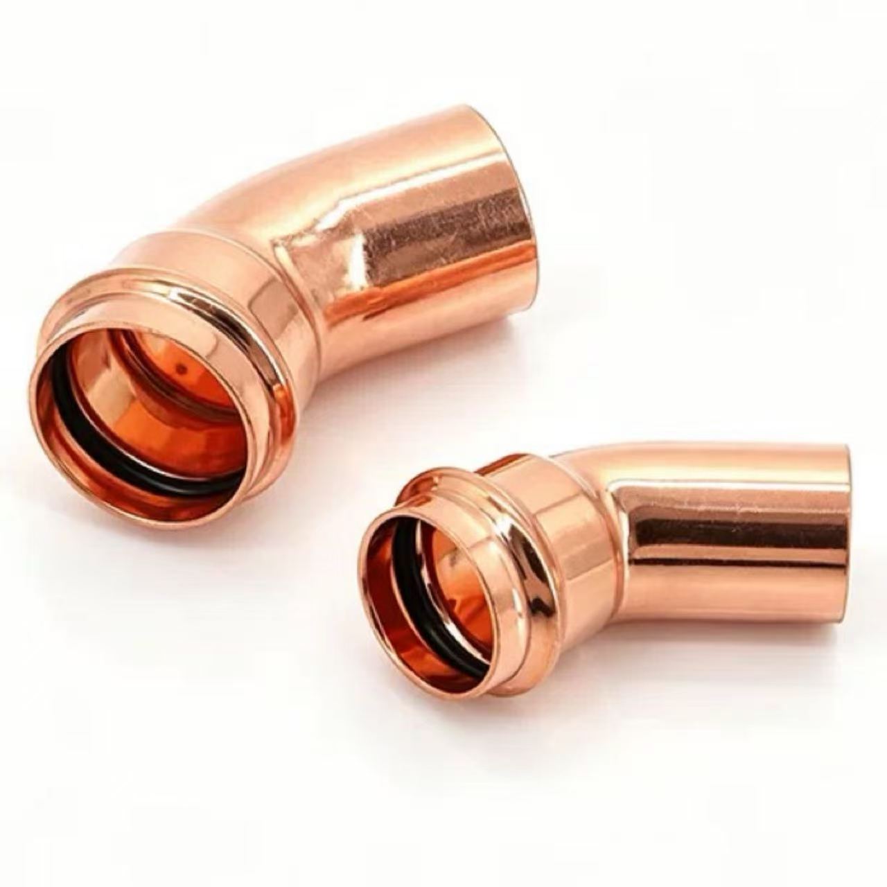 Double-Press Type B 45 Degree Elbow Fitting